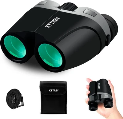 10x25 Compact Binoculars for Adults and Kids, Small High Powered Binoculars...  - Image 1 of 4