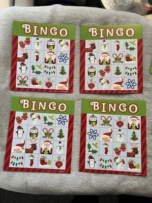 Christmas Kids Bingo 4 Players - Image 1 of 3