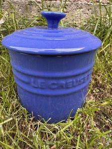 Le Creuset 0,8 l Kobaltblau Steinzeug Vorratsdose Topf mit Deckel 28 Unzen - Bild 1 von 7