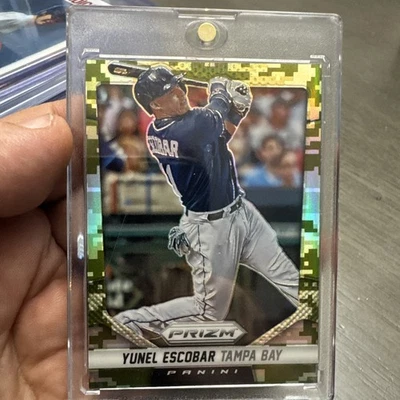 2014 Panini Prizm - Yunel Escobar #25 Camo Prizm - Image 1 of 2