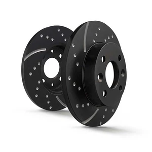 EBC Turbo Groove Disc sports brake disc Rear for Nissan Almera Tino Primera 3, r - Picture 1 of 5