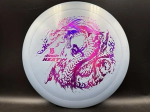 New Discraft Big Z Heat 170-172g Gray With Pink Holo Foil Stamp - Picture 1 of 9