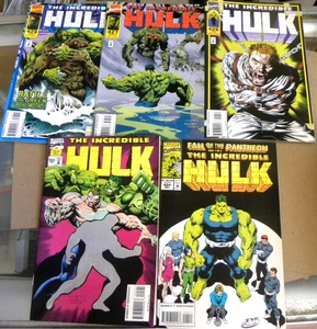 Marvel 1995 5 INCREDIBLE HULK ishs 424 425 426 427 428 quasi nuovo Peter David gb - Foto 1 di 11