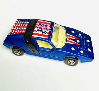 Vintage Matchbox 1972 SuperFast Siva Spyder No 41 #8 Blue Made In England - Image 1 of 4
