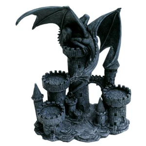 Dragon Tea Light Holder on Castle Towers - Picture 1 of 1