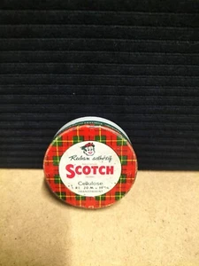 Ancienne boîte Publicitaire " Scotch " Madeleine In France, Boîte En Fer Vintage - Imagen 1 de 4