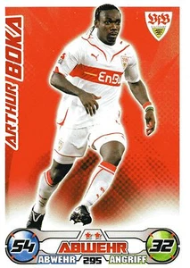 295 Arthur Boka - VfB Stoccarda - TOPPS Match Attax 2009/2010 - Foto 1 di 1