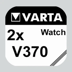 2x V370 Uhren-Batterie Knopfzelle SR920W SR920 AG6 VARTA Neu Silberoxid - Bild 1 von 2