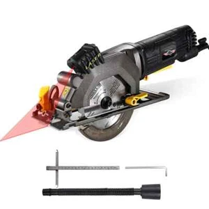 Electric Circular Saw Portable Woodworking Electric Saw Small Cutting Machine - Picture 1 of 22