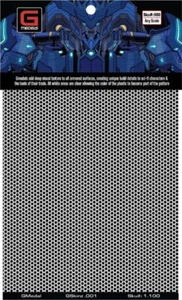 Echelle Motorsport 1100 Tout Échelles : Gmedels Gskinz Tissé Texturé Armure Noir - Photo 1 sur 1