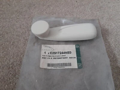 NEW GENUINE JAGUAR X-TYPE REAR WINDOW WINDER HANDLE BEIGE / IVORY - Image 1 of 3