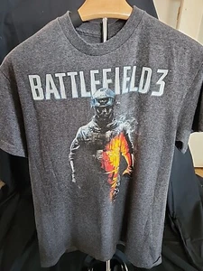 Battlefield 3 T-Shirt Mens Medium Grey Playstation - Picture 1 of 5