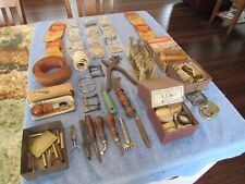 Vintage Leather Craft Tools and Assorted Supplies 1950's 1960's Large Quantity