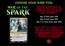 MTG War of the Spark WAR Choose your Rare Foil - Brand New  - Multi-Buy Discount