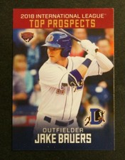 2018 Choice, International League Top Prospects, Durham Bulls - JAKE BAUERS