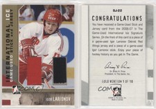 2006 In the Game-Used International Ice Signature Series Gold /10 Igor Larionov
