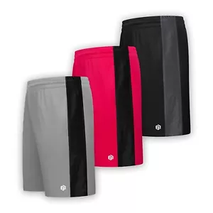 Boys Premium Active Athletic Performance Shorts with Pockets - 3 Pack - Picture 1 of 7