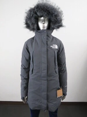 Womens The North Face New Outer Boroughs 550-Down Warm Parka Jacket - Grey - Image 1 of 4