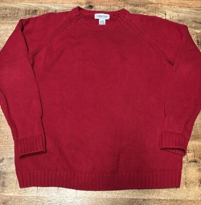 Suéter Vintage Cabin Creek Grande Algodón Abuela Cuello Redondo (5) Foto 1 de 4