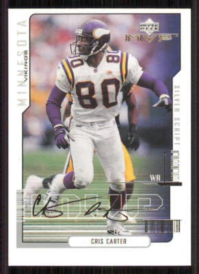 2000 Upper Deck MVP Silver Script #95 Cris Carter - Image 1 of 2