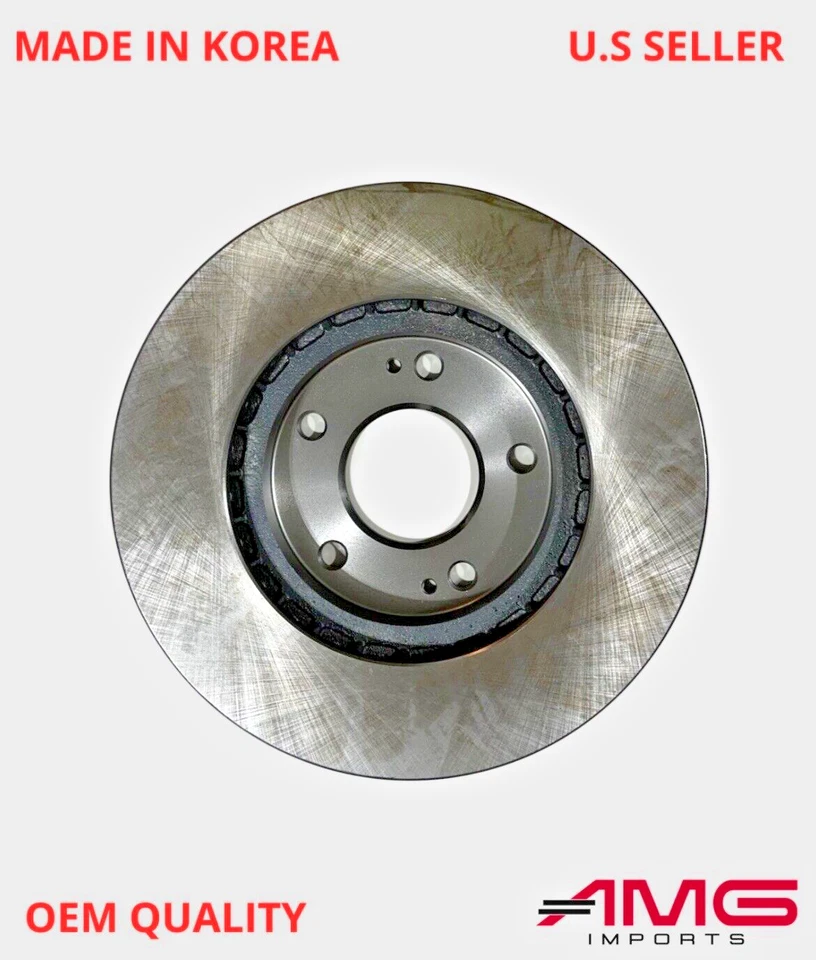 2 件装前刹车盘转子适用于 2007 年现代韦拉克鲁斯原始设备制造商正品 — 第 1/3 张图片