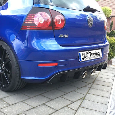 Sonderaktion ABS Heckansatz Heckeinsatz Heckdiffusor für VW Golf 5 R32  - Bild 1 von 3