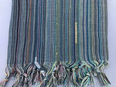 PAREO Ponpon Bolero Turco Peshtemal 100% Algodón, Toalla de Playa VENDEDOR DE EE. UU. 002 Foto 1 de 4