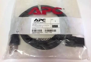 APC 0421-7RA 7FT NEMA 5-15P To Right Angle IEC C13 Connector 10A/125V SVT UL - Picture 1 of 3
