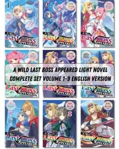 A Wild Last Boss Appeared English Light Novel Inglés Volumen 1-9 DHL EXPRESS - Imagen 1 de 10
