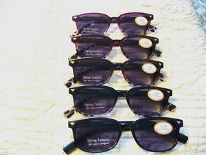 Gafas de sol de lectura para mujer 1,25 ~ 3,00 elegantes New Look lectores de sol para hombre R662S - Imagen 1 de 15