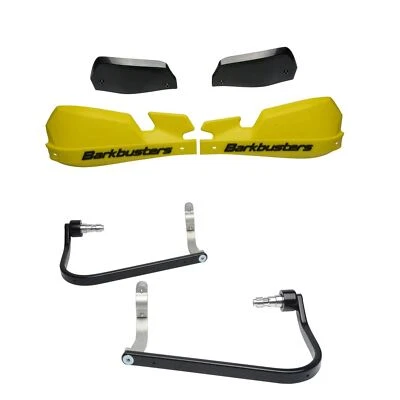 Guardamanos amarillo BarkBusters VPS y montaje en dos puntos Honda CB500X 2016 - 2022 Foto 1 de 4