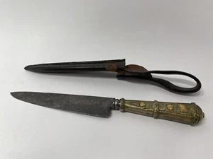 ¿Cuchillo Franz Wenk plata alemana? Mango grabado con hoja de 5,5"" con funda de colección - Imagen 1 de 12