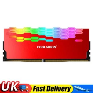 RA-2 RAM Heat Sink Cooler ARGB Heat Spreader for PC (Red) UK - Bild 1 von 10