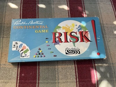 Vintage Risk Board Game 1963 - Wooden Pieces - Complete - Image 1 of 4
