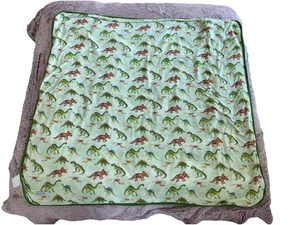 Posh Peanut Hooded Towel Dinosaur Buddy Dinosaur Print RARE discontinued 36”x36” - Picture 1 of 6