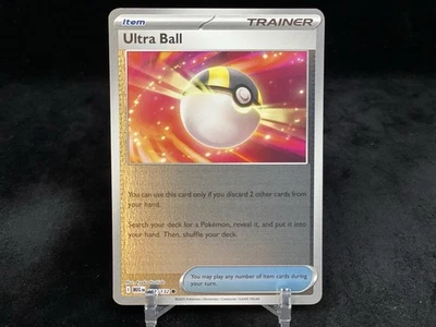 ULTRA BALL 131/132 REVERSE HOLO TRAINER POKEMON TCG: MEGA EVOLUTION BASE SET NM - Image 1 of 2