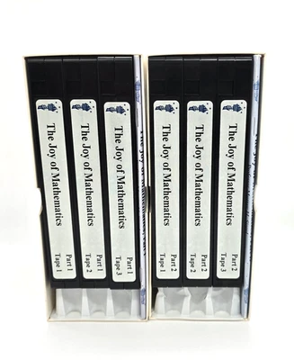 The Joy of Mathematics VHS 6-Tape Set Teaching Company Great Courses Tested Rare - Image 1 of 4