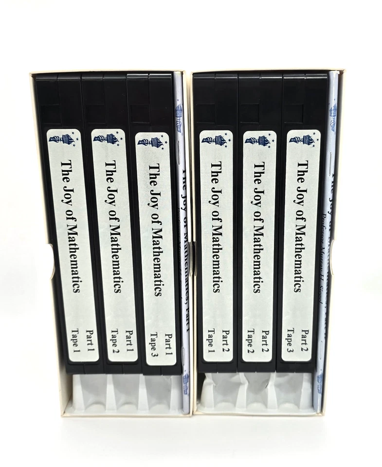 The Joy of Mathematics VHS 6-Tape Set Teaching Company Great Courses Tested Rare - Image 1 of 4