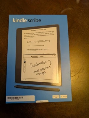 New Amazon Kindle Scribe 1st Gen. 64GB, Wi-Fi, 10.2" - With Premium Pen. - Image 1 of 2