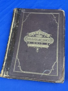Original 1880 History of Ross & Highland Counties OHIO ~ Illustrations & Bios - Picture 1 of 24