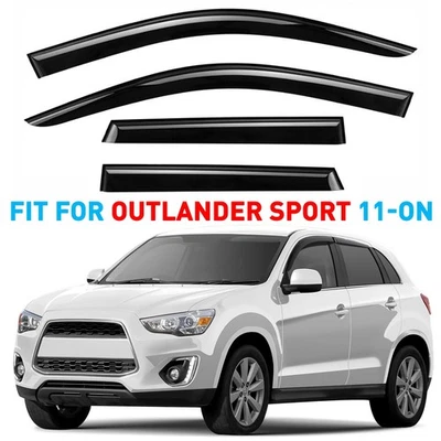 Side Window Deflectors Rain Guards for 2011-2025 Mitsubishi Outlander Sport - Image 1 of 4