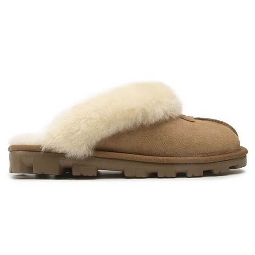 Ugg Mink Fur Mule Slippers Chestnut 5125 CHE 123637098
