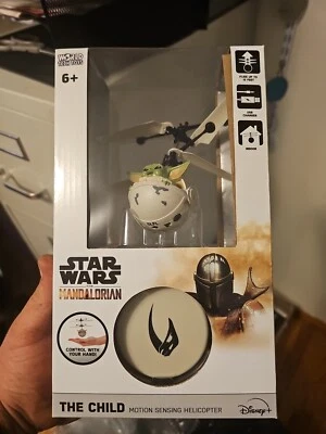 Star Wars Mandalorian Grogu The Child Baby Yoda Motion Sense Helicopter - Image 1 of 3
