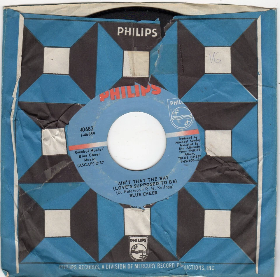Blue Cheer-Ain't That The Way (Lov'es Supposed to Be) VG+ - Image 1 of 1