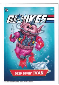 GI JOKES 28b DEEP DIVIN' IVAN Pingitore Magic Marker Art GPK GI Joe Hasbro - Picture 1 of 1