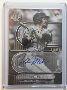 2024 Topps Tribute Wade Meckler Rookie On Card Auto /199 Giants TA-WME - Picture 1 of 2