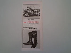 advertising Pubblicità 1974 STIVALI TIESSE e JACK FINDLAY - Picture 1 of 1