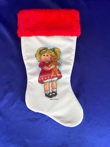 Vintage 1984 Cabbage Patch Kid Christmas Stocking - Picture 1 of 2