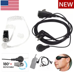 Earpiece 2-Pin Headset with PTT/Mic For Motorola CP200 CP200D RMU2040 RMU2080D - Picture 1 of 12