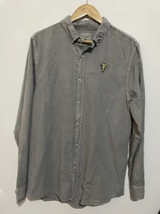 Brunswick Kon Series Size L/G Men's Button Down Long Sleeve Shirt Khaki Green - Picture 1 of 12